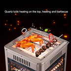 دفاية كهربائية وشواية 360° اقتصادية 2000W - 5 جوانب - Chauffage Électrique & Gril 360° Éco 2000W - 5 Façades