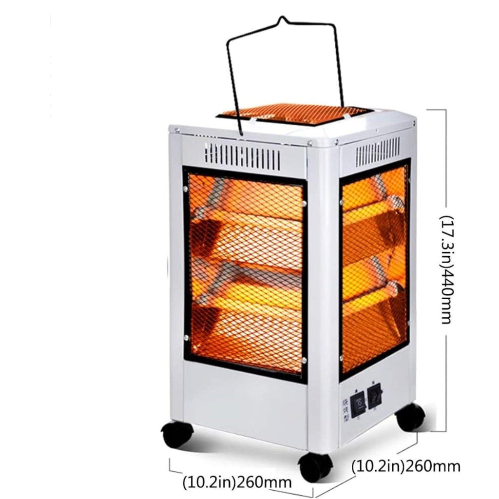 دفاية كهربائية وشواية 360° اقتصادية 2000W - 5 جوانب - Chauffage Électrique & Gril 360° Éco 2000W - 5 Façades