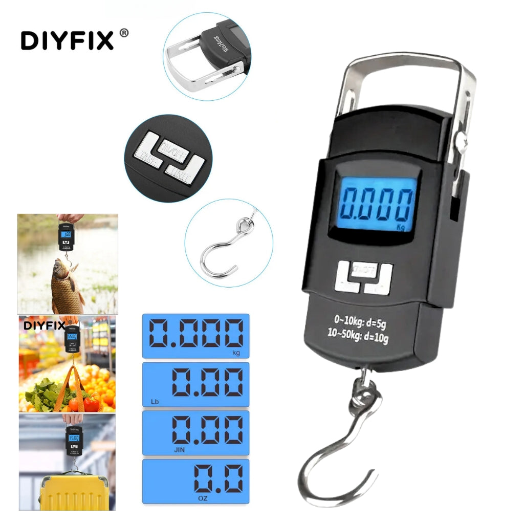 ميزان رقمي محمول 50 كجم شاشة LCD WH-A08 - Balance Numérique Portable LCD 50KG WH-A08