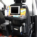 منظم المقعد الخلفي للسيارة جلد أسود - Quickdz Shop - Organisateur Siège Arrière Voiture Cuir Noir - Quickdz Shop