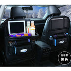 منظم المقعد الخلفي للسيارة جلد أسود - Quickdz Shop - Organisateur Siège Arrière Voiture Cuir Noir - Quickdz Shop