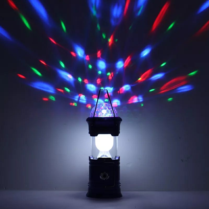 مصباح تخييم 3 في 1 قابل للطي متعدد الوظائف - Lampe de camping 3-en-1 multifonction rechargeable