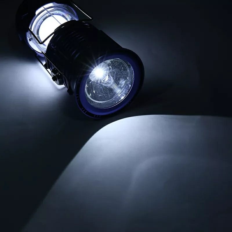 مصباح تخييم 3 في 1 قابل للطي متعدد الوظائف - Lampe de camping 3-en-1 multifonction rechargeable