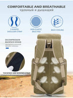 حقيبة ظهر عسكرية تكتيكية 80 لتر مقاومة للماء للتخييم والمشي - Sac à dos Randonnée Tactique Militaire 80L Imperméable - Quickdz Shop