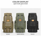 حقيبة ظهر عسكرية تكتيكية 80 لتر مقاومة للماء للتخييم والمشي - Sac à dos Randonnée Tactique Militaire 80L Imperméable - Quickdz Shop