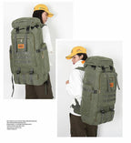 حقيبة ظهر عسكرية تكتيكية 80 لتر مقاومة للماء للتخييم والمشي - Sac à dos Randonnée Tactique Militaire 80L Imperméable - Quickdz Shop