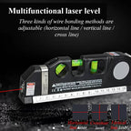 مستوى ليزر 4 في 1 Fixit Level Pro 3 مع شريط قياس 8 أقدام - Niveau Laser 4-en-1 Fixit Level Pro 3 avec Mètre Ruban 8 Pieds