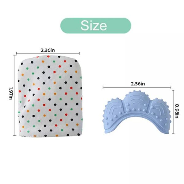 حلقة تسنين سيليكون للرضع، خالية من BPA، ناعمة، آمنة - Anneau de Dentition Bébé Silicone Sans BPA, Doux et Sûr