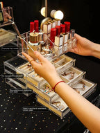 منظم مكياج أكريليك شفاف - Organisateur de maquillage acrylique transparent