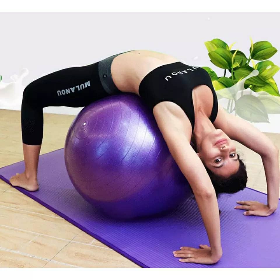 كرة يوغا سويسرية 65 سم - للتوازن واللياقة البدنية المنزلية - Balle de Yoga Suisse 65cm - Équilibre & Fitness à Domicile