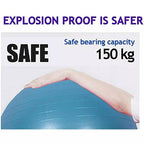 كرة يوغا سويسرية 65 سم - للتوازن واللياقة البدنية المنزلية - Balle de Yoga Suisse 65cm - Équilibre & Fitness à Domicile