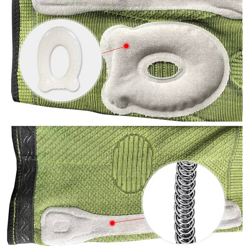 دعامة ركبة SIBOTE قابلة للتنفس مع وسادات جل للرضفة - Genouillère SIBOTE Respirante avec Coussinets Gel pour Rotule