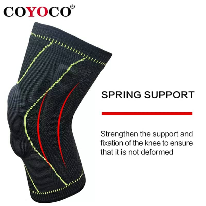 دعامة ركبة SIBOTE قابلة للتنفس مع وسادات جل للرضفة - Genouillère SIBOTE Respirante avec Coussinets Gel pour Rotule