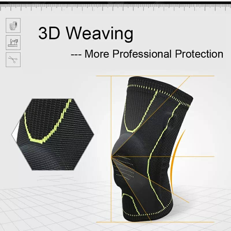 دعامة ركبة SIBOTE قابلة للتنفس مع وسادات جل للرضفة - Genouillère SIBOTE Respirante avec Coussinets Gel pour Rotule