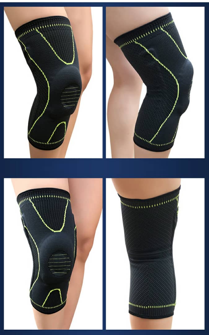 دعامة ركبة SIBOTE قابلة للتنفس مع وسادات جل للرضفة - Genouillère SIBOTE Respirante avec Coussinets Gel pour Rotule