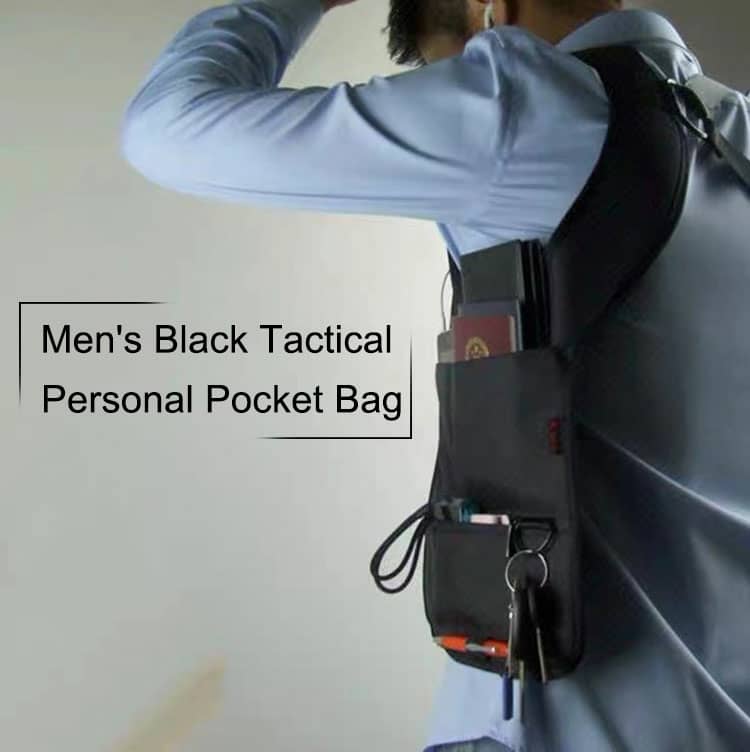 حقيبة كتف تحت الذراع ضد السرقة متعددة الجيوب بتصميم أنيق للسفر اليومي - Sacoche Sous-Bras Anti-Vol Multi-Poche Design Élégant pour Voyage Quotidien