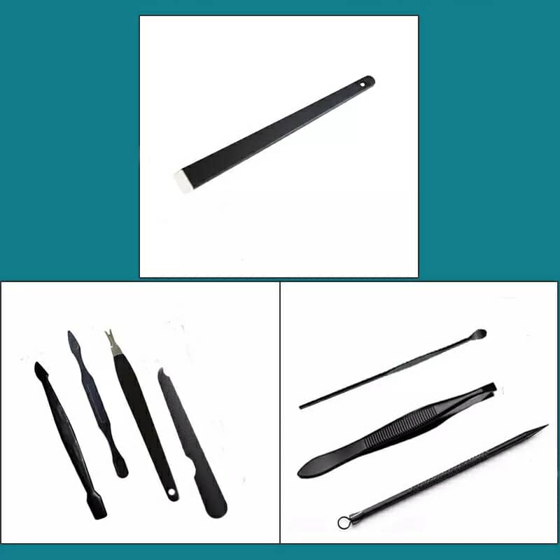 طقم قص أظافر احترافي 12 قطعة من الفولاذ المقاوم للصدأ - Ensemble Coupe-Ongles Professionnel 12 Pcs en Acier Inoxydable