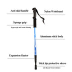 عصا مشي تلسكوبية Qiangsheng من سبائك الألومنيوم خفيفة الوزن ومضادة للانزلاق - Bâton de Randonnée Télescopique Qiangsheng en Alliage d'Aluminium Ultraléger Antidérapant