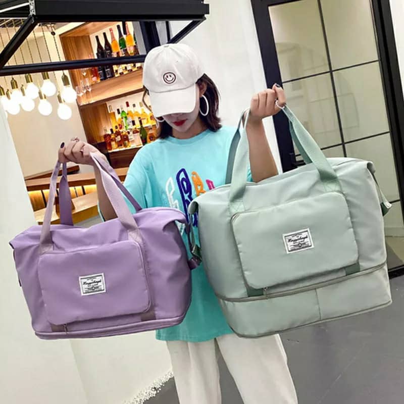 حقيبة سفر قابلة للطي متعددة الاستخدامات سعة كبيرة - Cabas de Voyage Pliable Grande Capacité - Quickdz Shop