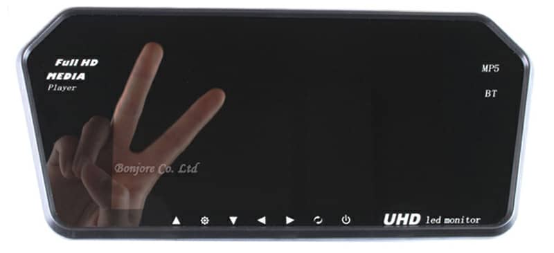 مرآة رؤية خلفية بشاشة 7 بوصة LCD TFT MP5 بلوتوث 1024P - Rétroviseur Écran LCD TFT 7 Pouces MP5 Bluetooth 1024P