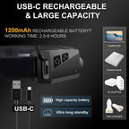 كشاف رأس Quickdz Shop قابل للشحن COB 350 لومن مع مستشعر حركة - Lampe Frontale Quickdz Shop Rechargeable COB 350 Lumens avec Capteur de Mouvement