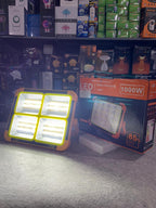 مصباح تخييم شمسي 1000W متعدد الوظائف Quickdz Shop - Projecteur Solaire Rechargeable 1000W Power Bank Quickdz Shop