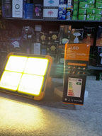 مصباح تخييم شمسي 1000W متعدد الوظائف Quickdz Shop - Projecteur Solaire Rechargeable 1000W Power Bank Quickdz Shop