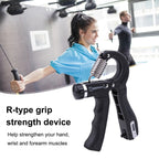 مجموعة تقوية قبضة اليد (5 قطع) - مدرب الساعد والأصابع - Kit de Renforcement Poignée Main (5 Pcs) - Entraîneur Avant-Bras & Doigts