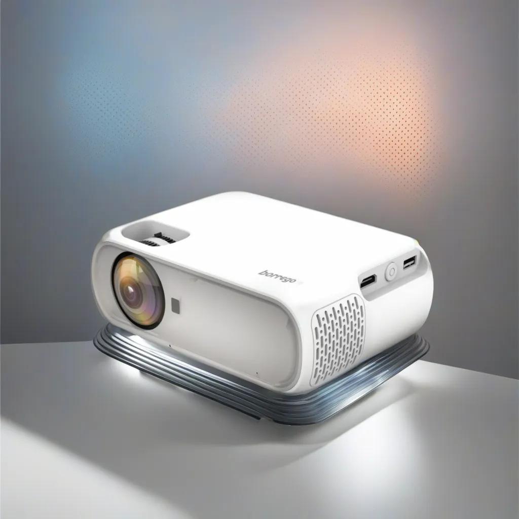 Borrego Projector Smart 1 Android 9.0 Bluetooth Projection technology 3.5inch LCD TFT display