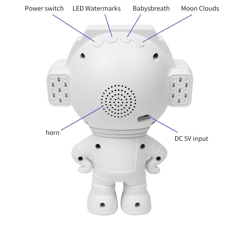 Projecteur d’astronome de ciel étoilé galaxie Bleutooth avec télécommande V2