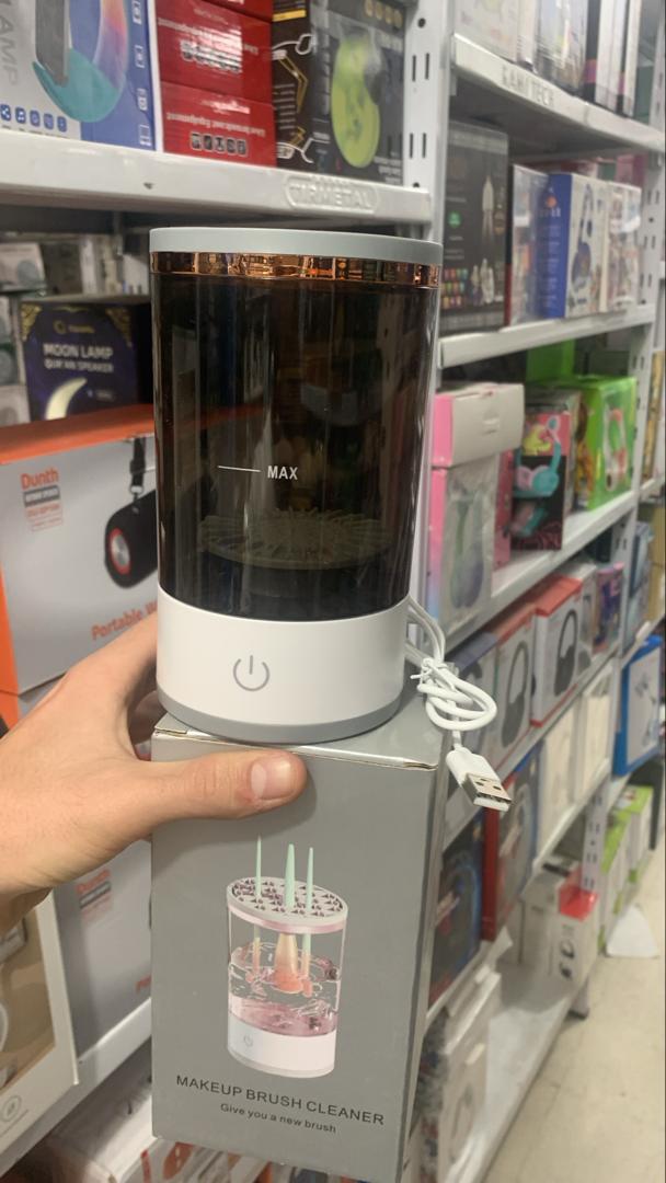 Machine de nettoyage de pinceaux maquillage électrique portable 3en1 - منظف ​​ومجفف فرش المكياج الأوتوماتيكي