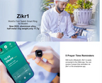 خاتم التسبيح الذكي Zikr1 IQIBLA - عداد إلكتروني بلوتوث - Bague de Tasbih Intelligente Zikr1 IQIBLA - Compteur Électronique Bluetooth