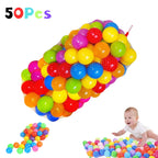 50 كرة لعب ملونة للأطفال 7.5 سم مع حقيبة حمل - Sac de 50 Balles de Jeu Multicolores pour Enfants 7.5cm avec Sac de Transport