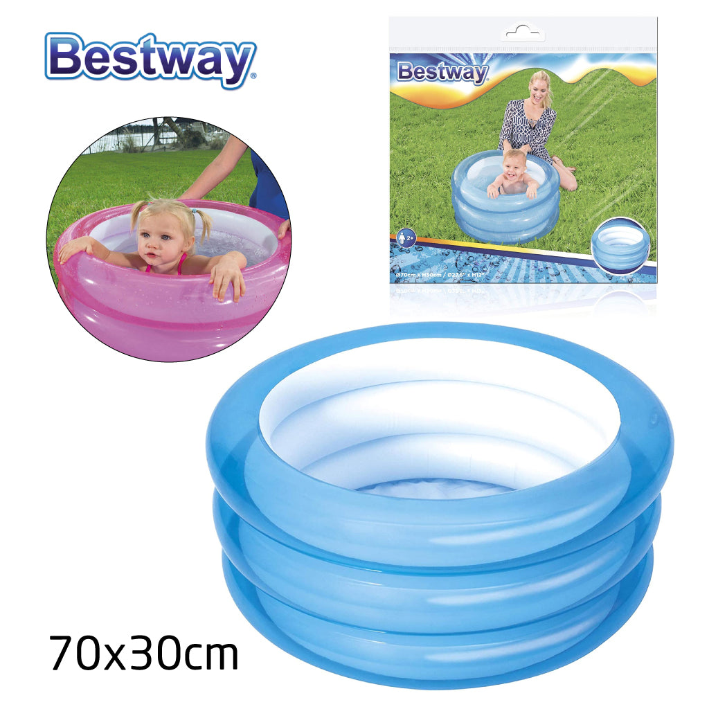 مسبح أطفال قابل للنفخ دائري Bestway 70x30 سم #51033 - Piscine Gonflable Ronde Enfants Bestway 70x30cm #51033