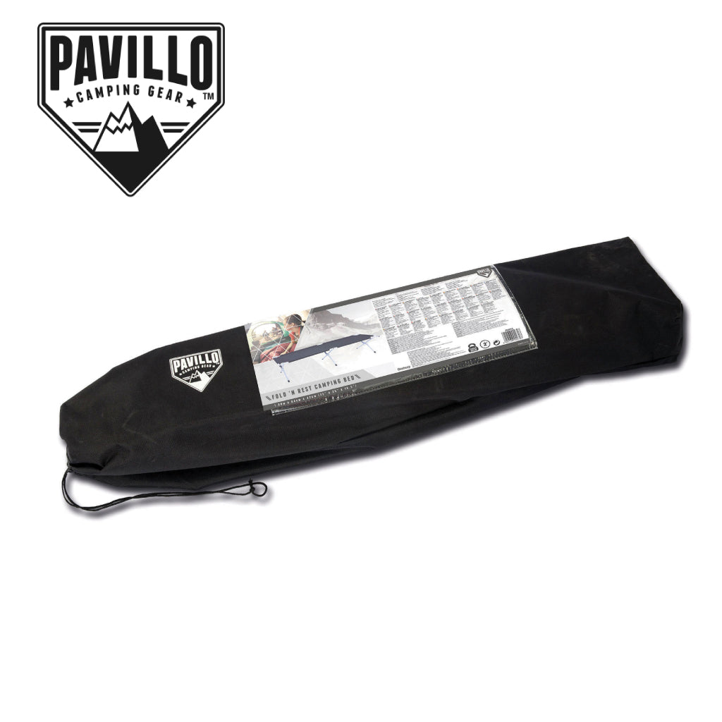 سرير تخييم قابل للطي Bestway Pavillo 68065 - 190x64x42 سم، إطار فولاذي، 110 كغ - Lit de Camping Pliant Bestway Pavillo 68065 - 190x64x42cm, Cadre Acier, 110kg