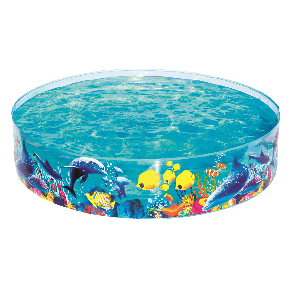 مسبح أطفال دائري أكواريوم فينيل/PVC شفاف 183x38 سم Bestway 55030 - Piscine Ronde Enfant Aquarium Vinyle/PVC Transparente 183x38cm Bestway 55030