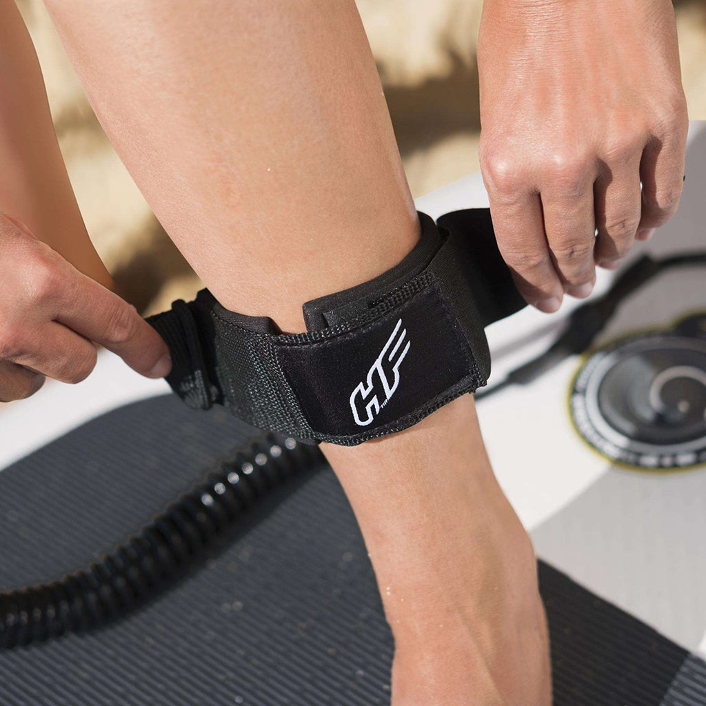 لوح تجديف قابل للنفخ Hydro-Force White Cap Bestway 65342 مع مضخة وحقيبة ظهر - Paddle Gonflable Hydro-Force White Cap Bestway 65342 avec Pompe et Sac à Dos