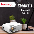 Borrego Projector Smart 1 Android 9.0 Bluetooth Projection technology 3.5inch LCD TFT display