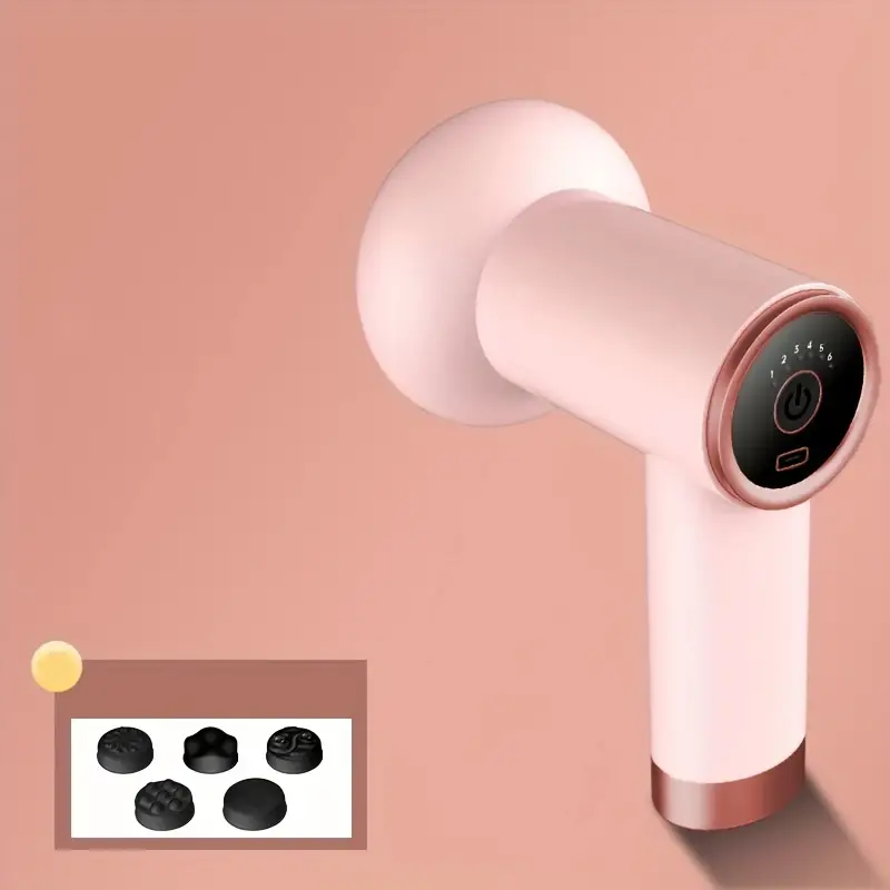 آلة نحت الجسم اللاسلكية 5 في 1 مع 5 رؤوس تدليك - Machine de Sculpture Corporelle Sans Fil 5-en-1 avec 5 Têtes de Massage