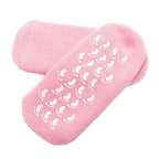 جوارب جل سيليكون مرطبة للقدمين مع سطح مضاد للانزلاق - Chaussettes Gel Silicone Hydratantes Pieds Antidérapantes