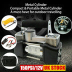 Compresseur automobile à double piston, 70 L/min, tuyau de 3 mètres, 12 V