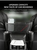 منظم سيارة بين المقاعد | حامل حقيبة يد ومحفظة | تخزين متعدد الجيوب - Organisateur de Voiture entre Sièges | Support Sac à Main & Portefeuille | Rangement Multi-Poches