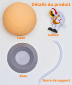 مصباح ليلي LED ثلاثي الأبعاد على شكل رائد فضاء قابل لإعادة الشحن USB - Veilleuse LED 3D Décorative Astronaute Rechargeable USB