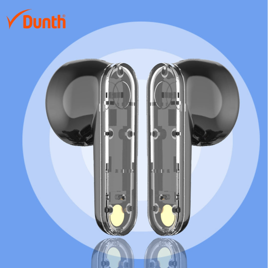 Écouteurs sans fil bluetooth, écouteur mains libres, couleur noir DUNTH DU-T151
