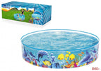 مسبح أطفال دائري أكواريوم فينيل/PVC شفاف 183x38 سم Bestway 55030 - Piscine Ronde Enfant Aquarium Vinyle/PVC Transparente 183x38cm Bestway 55030