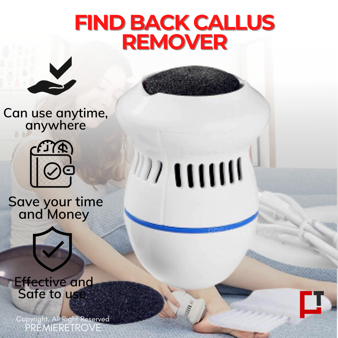 جهاز إزالة الكالو للقدمين واليدين مع شفط مدمج - Râpe à Pied et Mains anti-Callosités avec Aspirateur Intégré