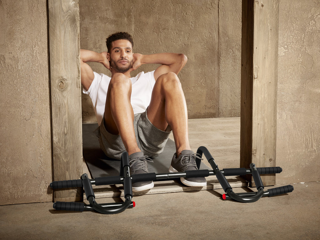 بار عقلة للباب Iron Gym Extreme متعدد الوظائف مضاد للانزلاق - Barre de Traction Porte Iron Gym Extreme Multifonction Antidérapante