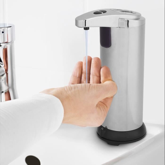 Distributeur automatique de savon liquide avec capteur infrarouge intelligent 250 ML