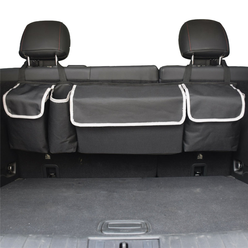 منظم سيارة 2 في 1: مقعد خلفي وصندوق | مقاوم للماء - Organisateur Voiture 2-en-1: Siège Arrière & Coffre | Étanche