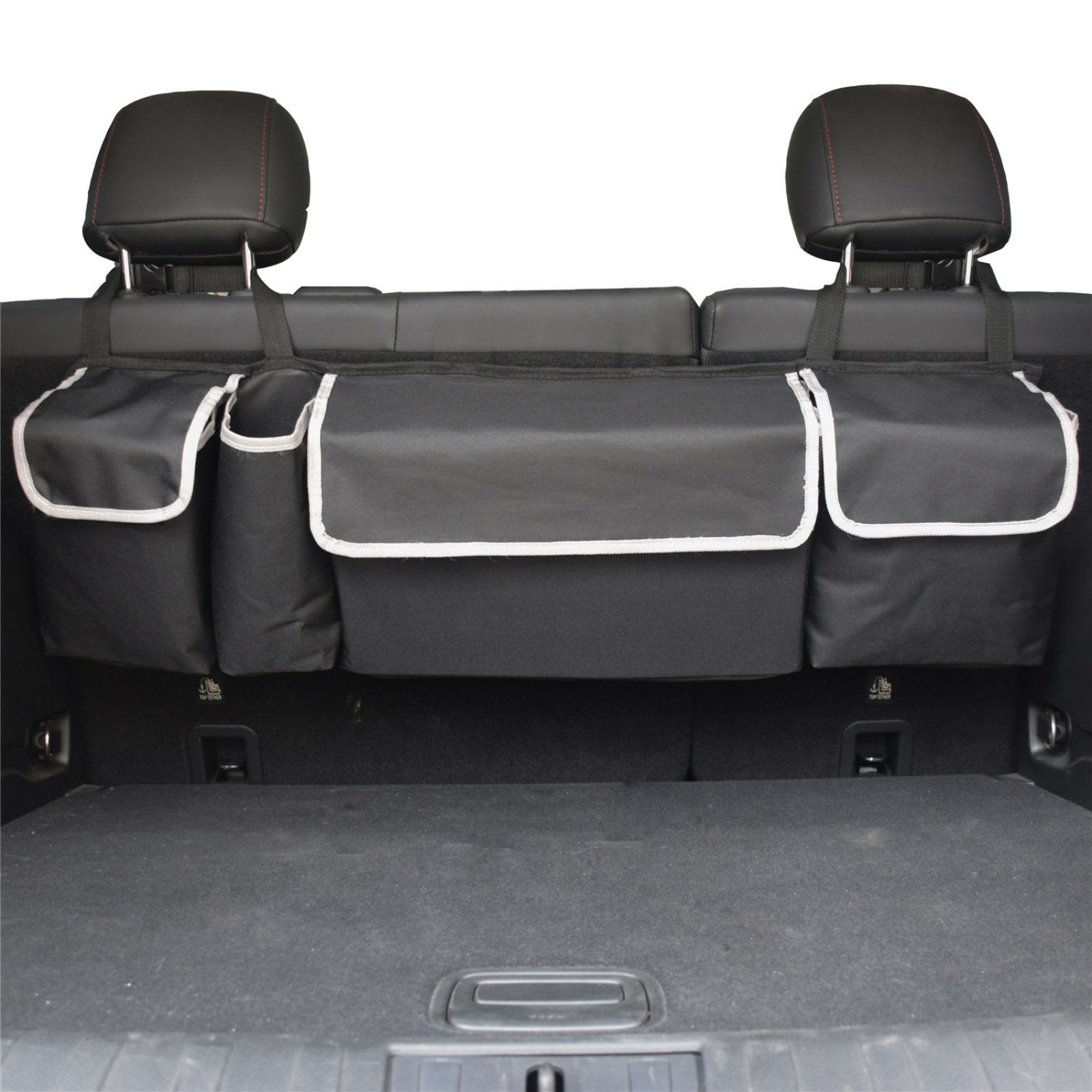 منظم سيارة 2 في 1: مقعد خلفي وصندوق | مقاوم للماء - Organisateur Voiture 2-en-1: Siège Arrière & Coffre | Étanche